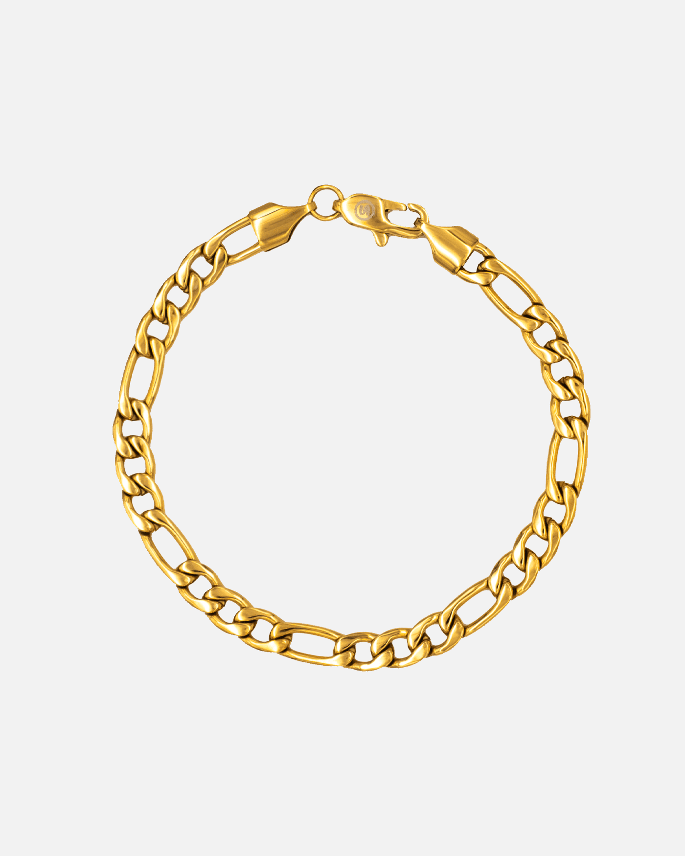 Figaro Bracelet - 5mm Gold