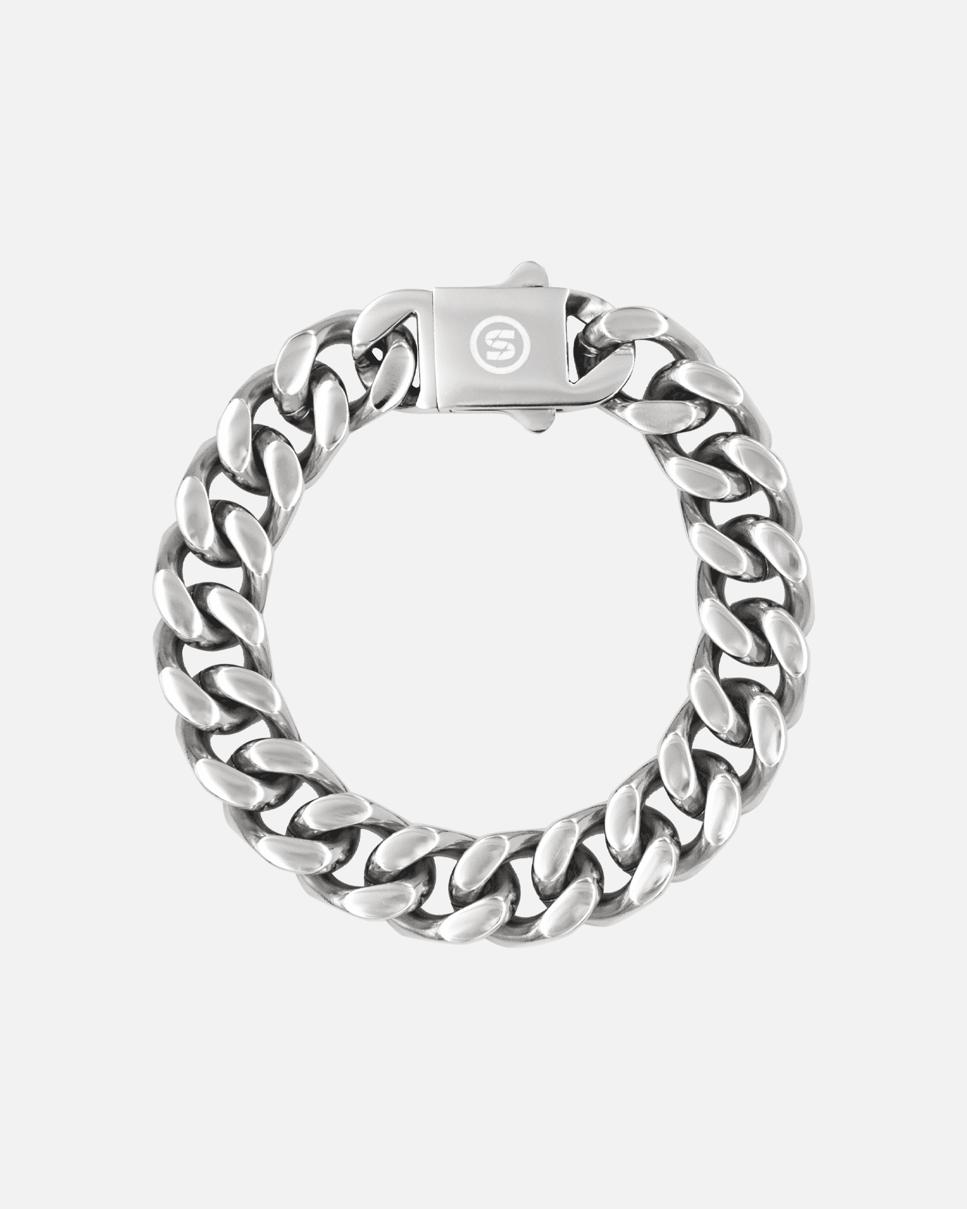 Cuban Bracelet - 12mm Silver