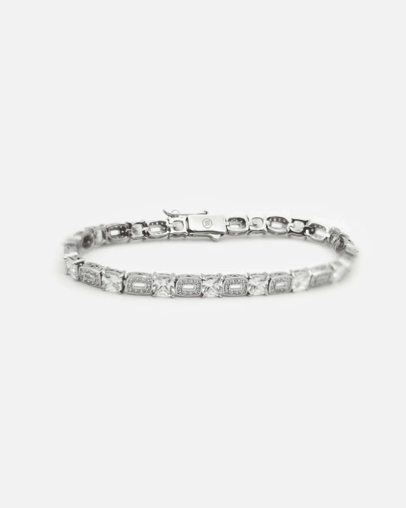 Royal Tennis Bracelet - 5mm White Gold